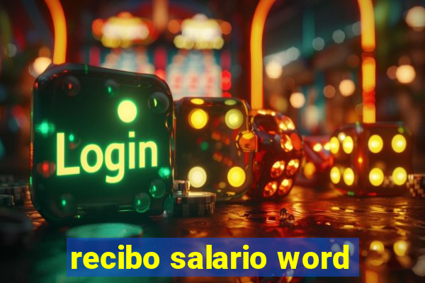 recibo salario word