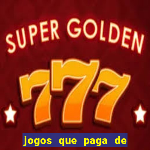 jogos que paga de verdade pelo pix