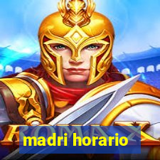 madri horario