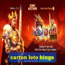 carton loto bingo