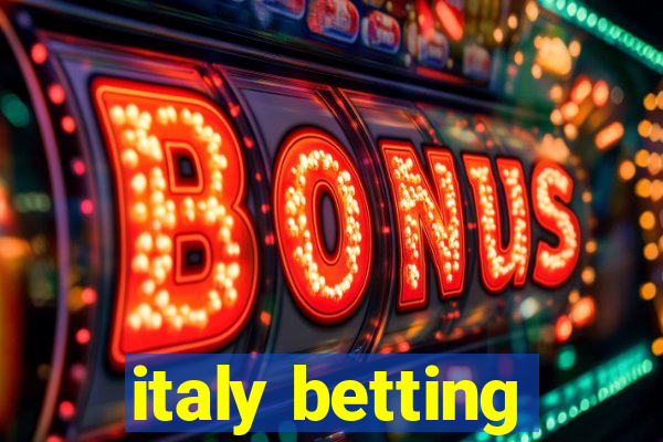 italy betting