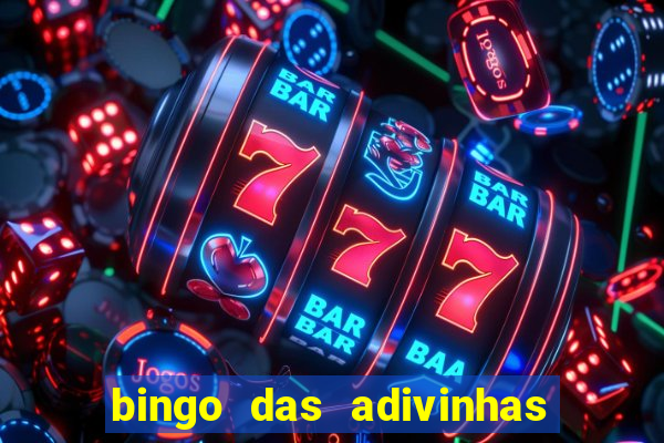 bingo das adivinhas para imprimir