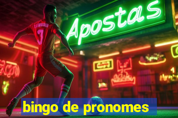 bingo de pronomes