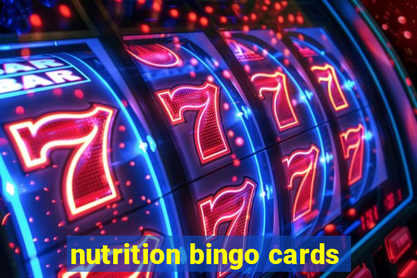 nutrition bingo cards