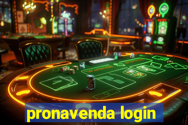 pronavenda login