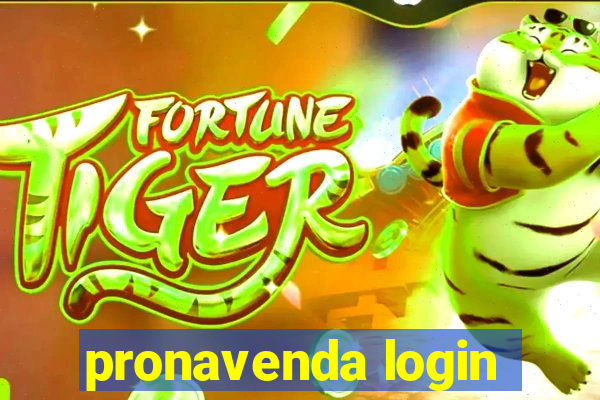 pronavenda login