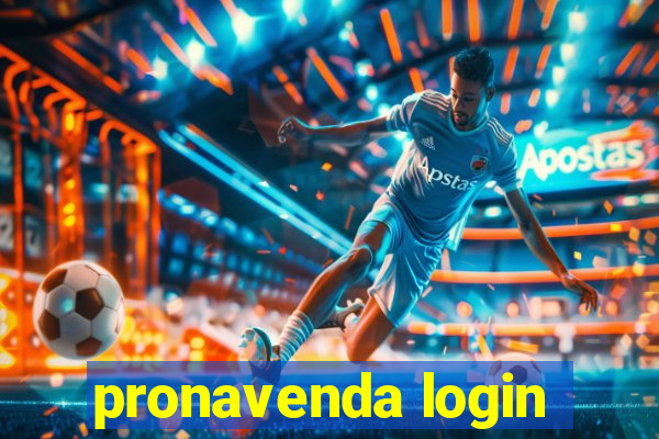 pronavenda login