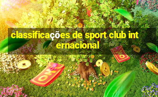 classificações de sport club internacional