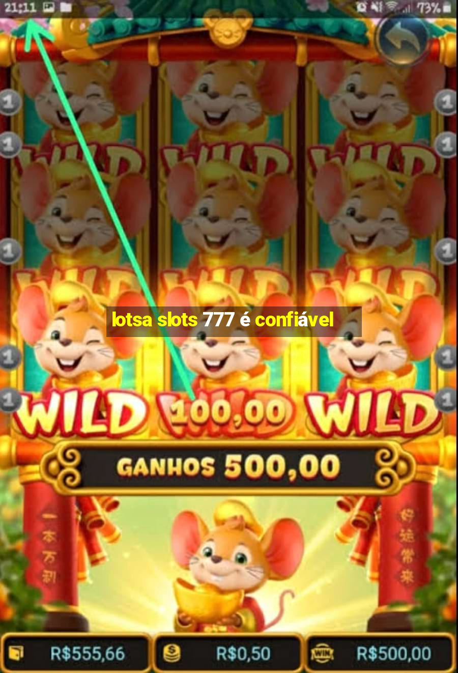 lotsa slots 777 é confiável