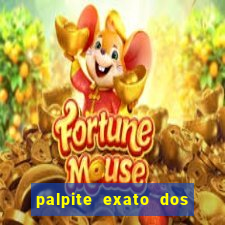 palpite exato dos jogos de amanh?