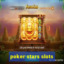 poker stars slots