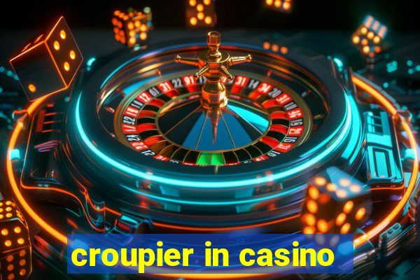 croupier in casino