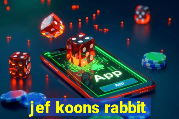 jef koons rabbit