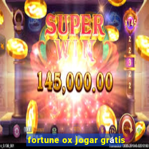 fortune ox jogar grátis