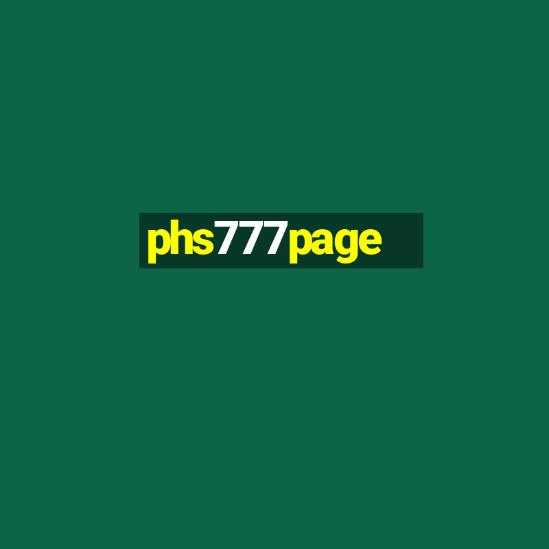 phs777page