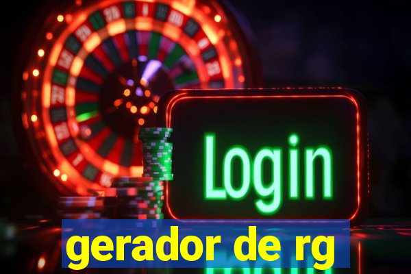 gerador de rg