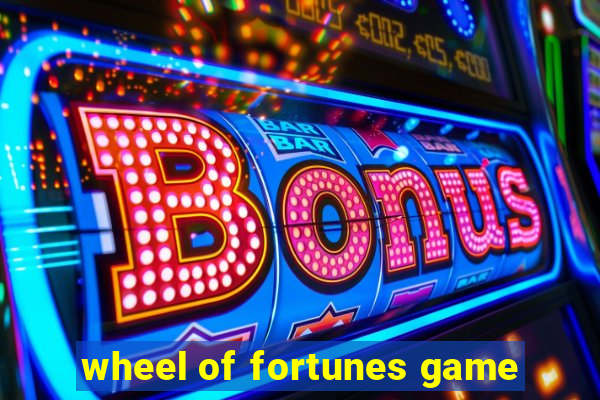 wheel of fortunes game