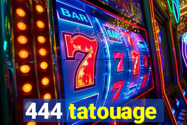 444 tatouage