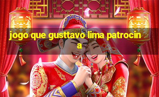 jogo que gusttavo lima patrocina