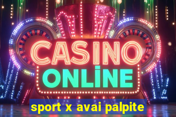 sport x avai palpite