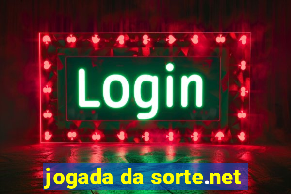 jogada da sorte.net