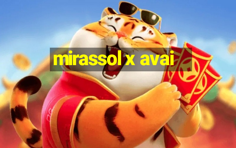 mirassol x avai