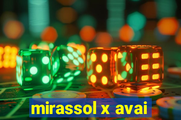 mirassol x avai