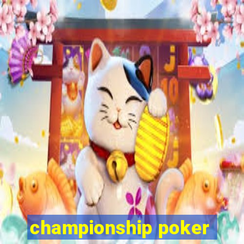 championship poker