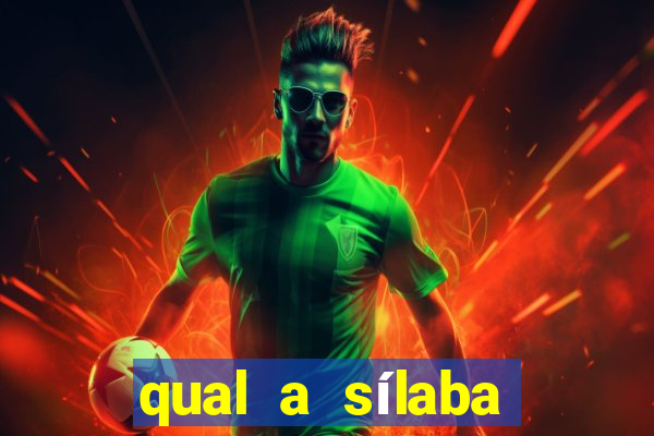 qual a sílaba t?nica de futebol