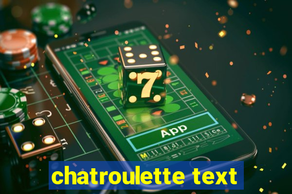 chatroulette text