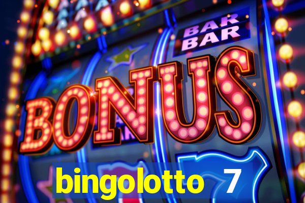 bingolotto 7 januari 2024