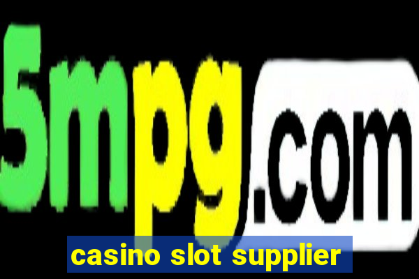 casino slot supplier