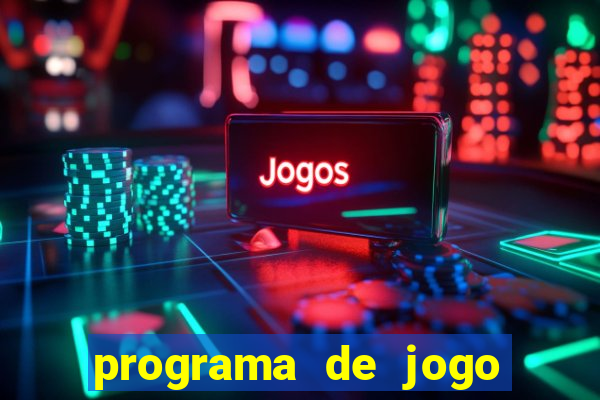 programa de jogo de futebol