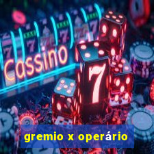 gremio x operário