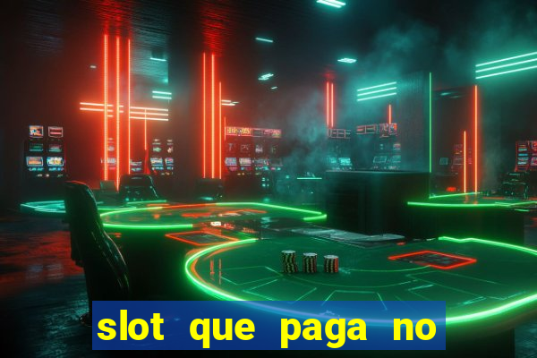 slot que paga no cadastro sem depósito