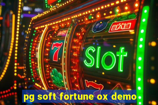 pg soft fortune ox demo