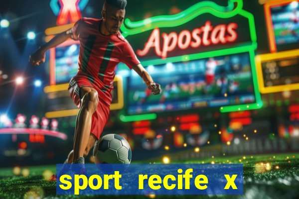 sport recife x america mg