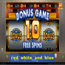 red white and blue slot machine