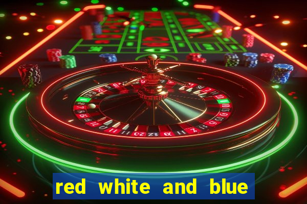 red white and blue slot machine