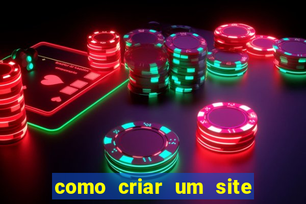 como criar um site de jogos