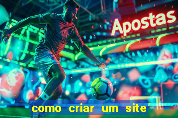 como criar um site de jogos