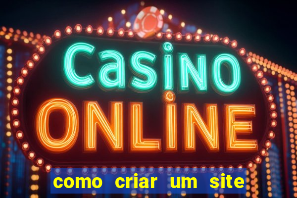 como criar um site de jogos