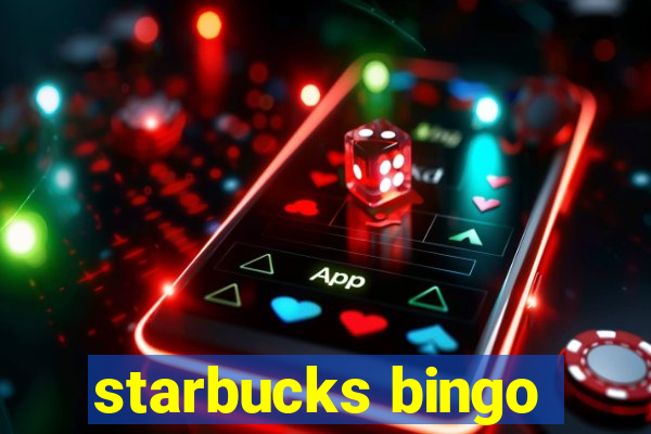 starbucks bingo