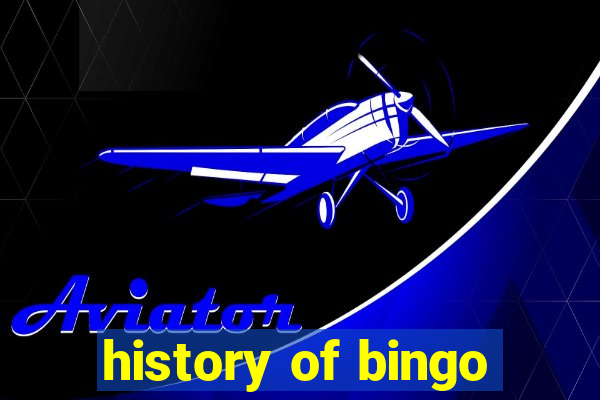 history of bingo