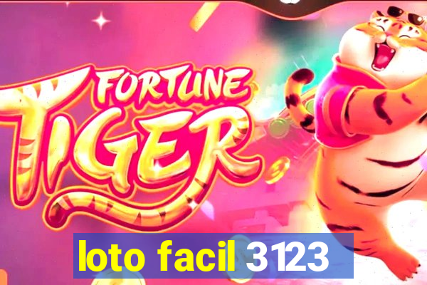 loto facil 3123