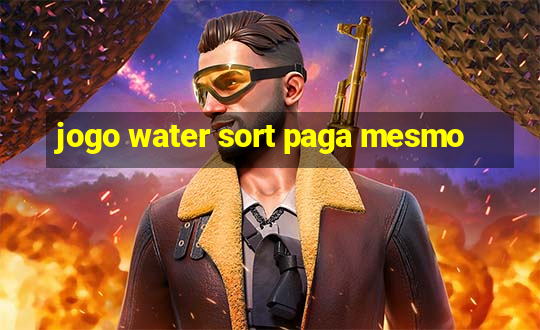 jogo water sort paga mesmo