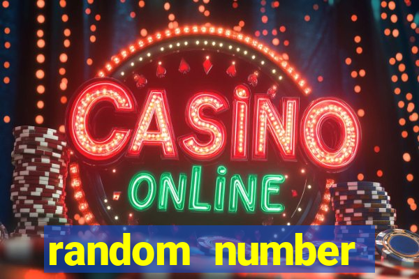 random number generator slot machine