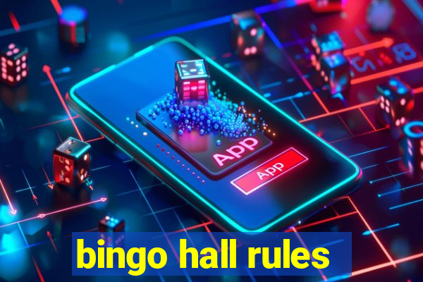 bingo hall rules