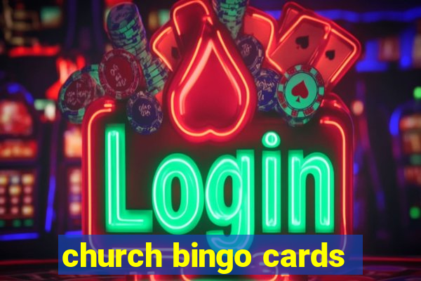 church bingo cards