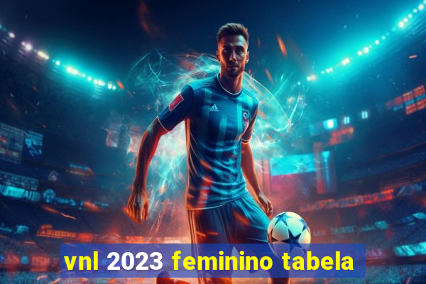 vnl 2023 feminino tabela